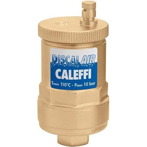 Valvola di scarico automatica DISCALAIR 1/2" F in ottone per riscaldamento e acqua calda sanitaria (1/2)