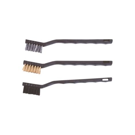 Spazzole da 180 mm, rame/acciaio/nylon, 3 pezzi.