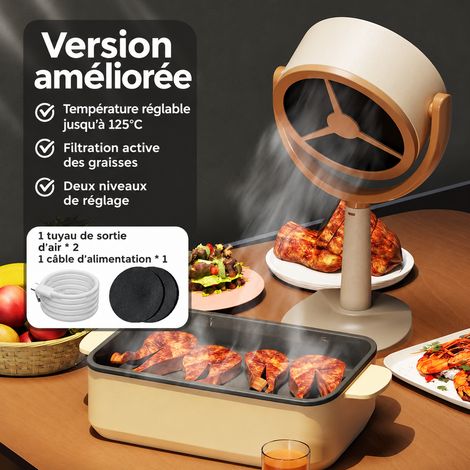 Mini hotte aspirante de table portable modèle filaire 5V 13W réf 6088 35 × 21 × 15 cm 685 g – Livraison gratuite