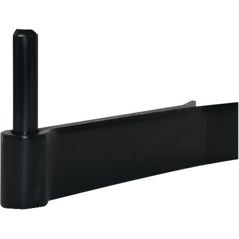 Torbel cerniera da incasso nera in acciaio doppia 40x5x120 mm