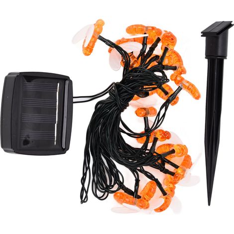 Guirlande Solaire Extérieure 20 LED Étanche 5m pour Jardin Terrasse Décoration (1/5)