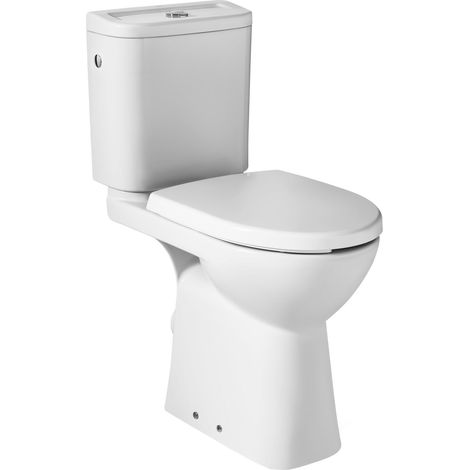 Pack WC ACCESS surélevé avec réservoir et abattant thermodur ROCA A349239000 (1/3)