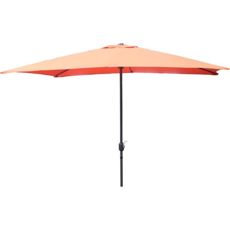 Sonnenschirm  terrakotta gerade rechteckig 2,93 x 1,93 m SPEZIA