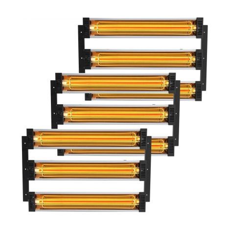 Lampada Cabina Spruzzo Riscaldante Verniciatura Infrarossi 3 Set (1/5)