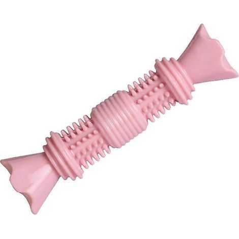 Jouet dentaire pour chien en forme de bonbon, jouet à mâcher pour chiot, matériau sûr pour morsure molaire, idéal pour l'apaisement des dents de bébé animal. (1/4)