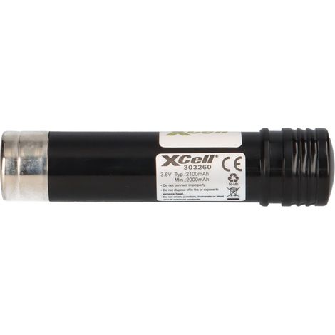 XCell Werkzeugakku für Black&Decker Ni-MH 3,6V 2100mAh VP3621 VP100/VP130K (1/5)