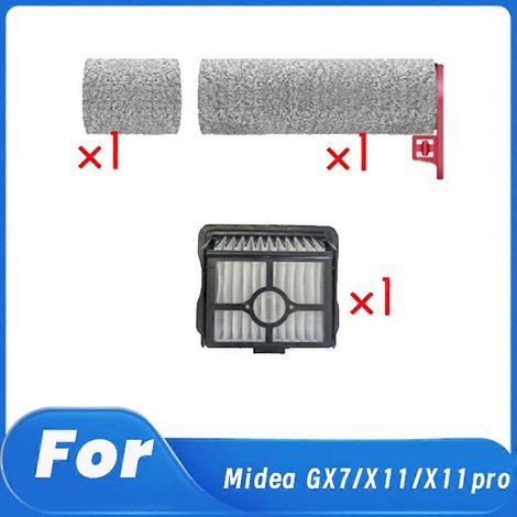 Spinnbürstenfilter für Midea X11/X11 Pro/GX7 Scheuersaugmaschine Ersatzteile Segmentierte Spinnbürstenbaugruppe (1/5)