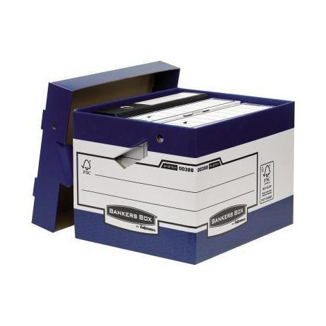 Bankers Box Boîte à archives Ergo Box Heavy Duty 0038801 bleu