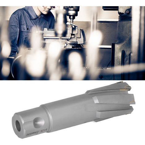 50 mm tiefer (metrischer) Hartmetallplattenbohrer, Magnetbohrer, Hohlbohrer, 25 mm Stahlplattenbohrer. (1/5)