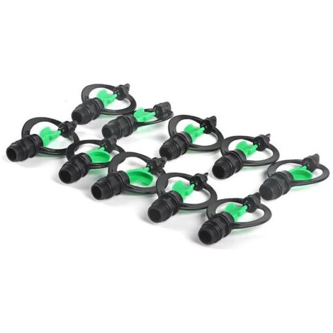 Lot de 10 arroseurs plastique G1/2 forme papillon et pluie, pour irrigation agricole, légers (1/5)