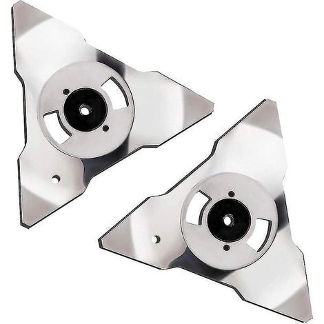 Pack de 2 lames de rechange pour robot tondeuse Robomow RS – Acier inoxydable – Revêtement extra-dur pour coupe précise (1/2)