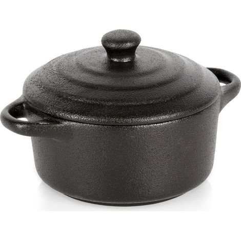 Bol de porcelana para hornear con tapa de 300 ml. (1/5)