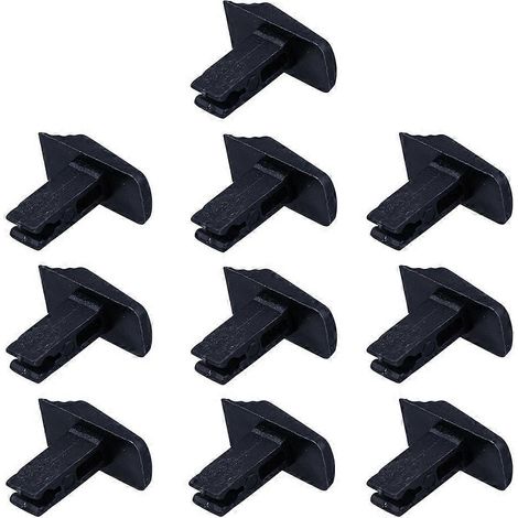 Lot de 10 pièces de rechange universelles pour échelle télescopique : interrupteurs télescopiques (noirs)-3.40X3.00X1.50CM-Black (1/3)