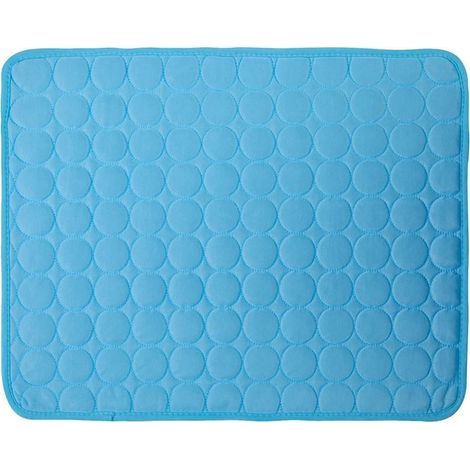 1 Tapis Rafraîchissant, Soie Glacée Imperméable, Lavable Pour Chien Chat, Camping Salon Voyage (1/4)