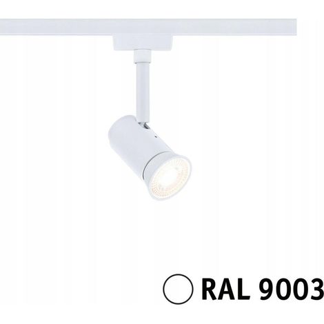 Paulmann Runa Spot d'intérieur blanc signal RAL 9003