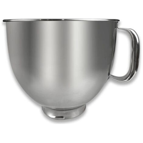 BUNTHAUS KitchenAid Bol mélangeur en acier inoxydable Kaishanyi Chef Machine Accessoires K5THSBP pour 5QT avec poignée (1/5)