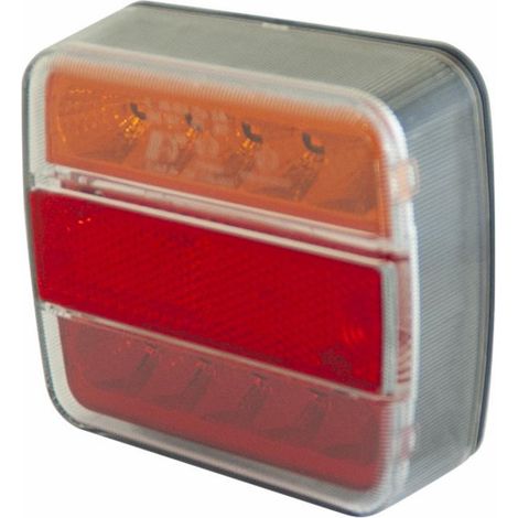 Feu arrière droite/Gauche 14 LED 12/24V 105x98x35 pré-cablé (1/3)