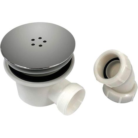 Duchy Carn 90mm Shower Tray Waste with Chrome Cover