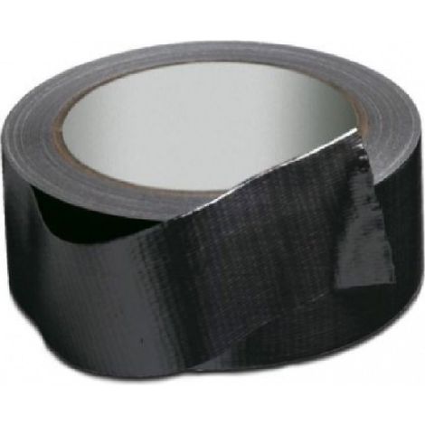 NASTRO AMERICANO TELATO ADESIVO HOT MELT H50x25 NERO RINFORZATO AUTOADESIVO