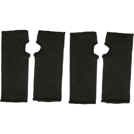Manchons Anti-Coupures Niveau 5, 4 Pièces avec Design à Fente Pouce, Protection Renforcée Antrayures pour Avant-Bras (1/5)