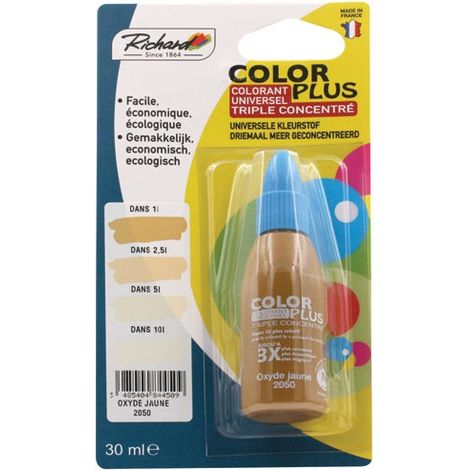 Color Plus 3x 30cc Blist Oxyd Jaune - Color Plus