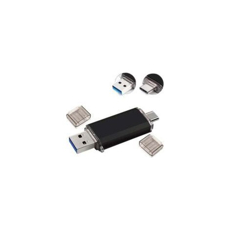 USB-3.0-Stick aus Metall, große Speicherkapazität 128 GB, USB für Mobiltelefon und Computer, Dual-Use-Anschluss Typ C