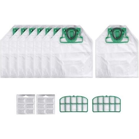 pour VK200 FP200 PièCes pour Kobold Sac D'Aspirateur Filtre de Remplacement 8 VK200 + 2 Filtres HEPA + 12 Parfums (1/5)
