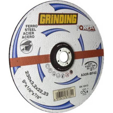25 x GRINDING FORZA DISCO FERRO PIANO 230X3,2