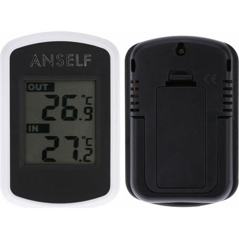 Termometro digitale LCD wireless per uso interno ed esterno (1/3)