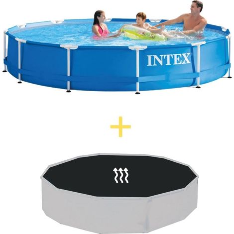 Intex Piscine Tubulaire Ronde - 366x76 cm - 2-pièces S21331 (1/4)