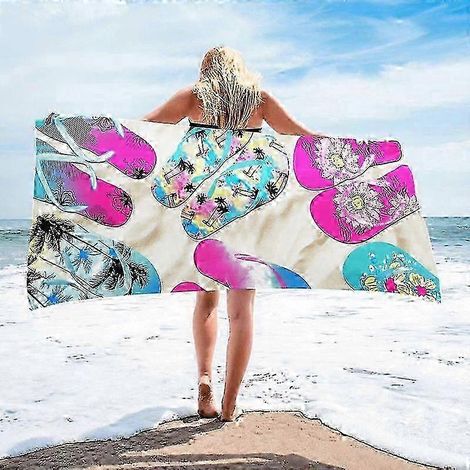 Mikrofaser-Reisehandtuch für Damen – saugfähig, schnelltrocknend und weich, ideal für Strand, Schwimmen, Urlaub und Freizeit im Freien (1/5)