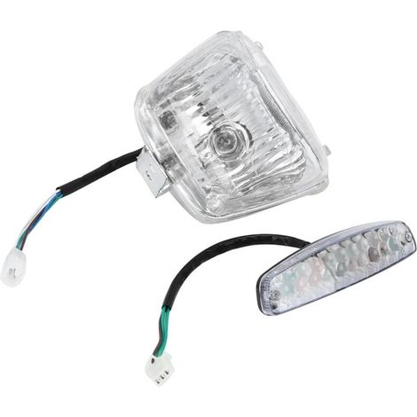 12V Tête Arrière Feu Arrière Lampe Style Dinosaure Fit pour 50cc 70cc 110cc Quad Dirt Bike ATV (1/5)