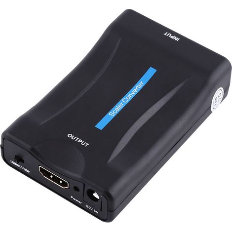 Convertisseur audio-vidéo SCART vers HDMI 720p/1080p avec câble USB (1/5)