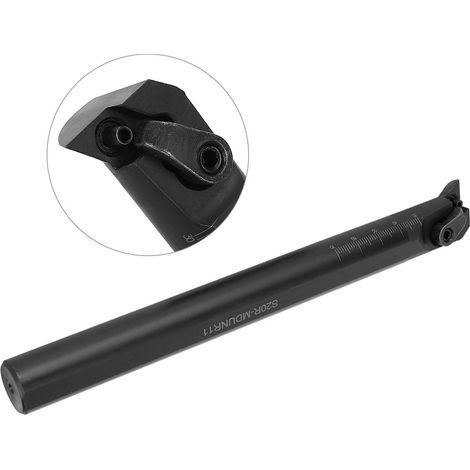 Porte-outil de tour S20R MDUNR11 avec 2 clés pour plaquettes indexables DNMG1104 (1/5)