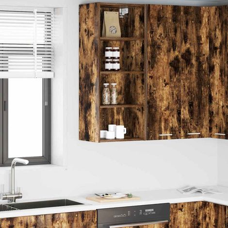 Hängeschrank Geräucherte Eiche 40 x 29,5 x 100 cm Holzwerkstoff