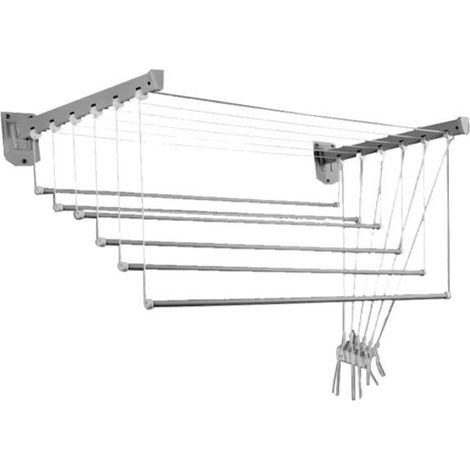 STENDIPANNI PARETE SU & GIU INOX STEED cm 140 XTRA