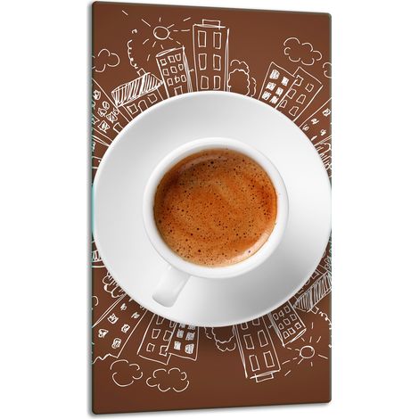 TABLERO DE MESA DE PANEL DE CRISTAL 30x52 CAFÉ (1/5)
