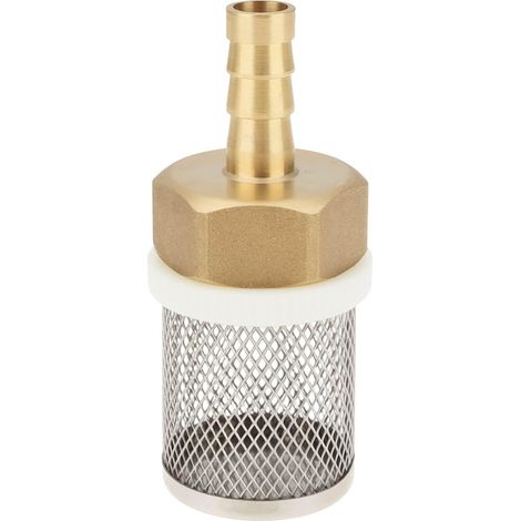 Raccord Cannelé en Laiton de 10 Mm Et Pompe à Filtre en Acier Inoxydable pour Tuyau D'arrosage de Piscine Ou d'aquarium (1/5)