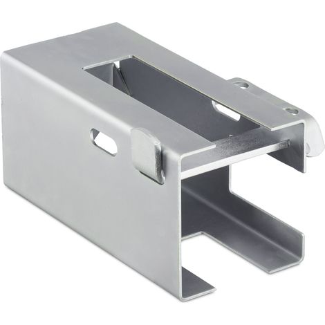 Lucchetto per rimorchio antifurto sicurezza protezione accoppiamento 11 x 9 x 5 cm in acciaio nero 130008391