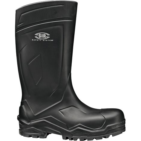 SIR SAFETY SYSTEM Petrol Bottes de sécurité S5S imperméables noir Taille 44 (1/2)