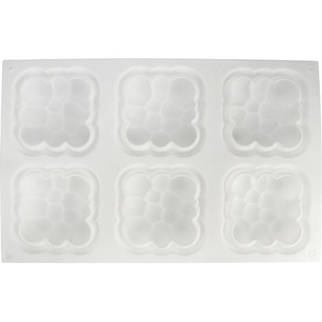 Molde de silicona para pasteles de grado alimenticio, 30x19x3,5 cm, apto para horno y microondas, antiadherente, para hornear y hacer jabón. (1/5)