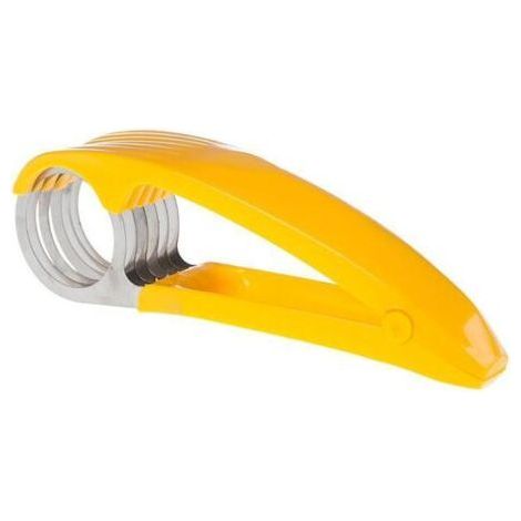 Trancheuse de banane gadget de cuisine lame en acier inoxydable trancheuse de banane concombre jambon tout disponible (1/5)