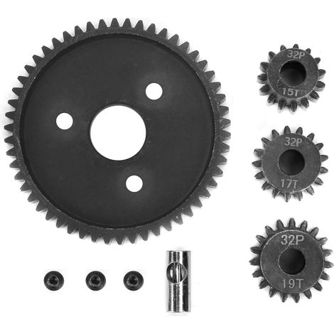 Ferngesteuertes Automotorgetriebe, 15T/17t/19t, robuster und langlebiger Stahl mit Ersatzschraube