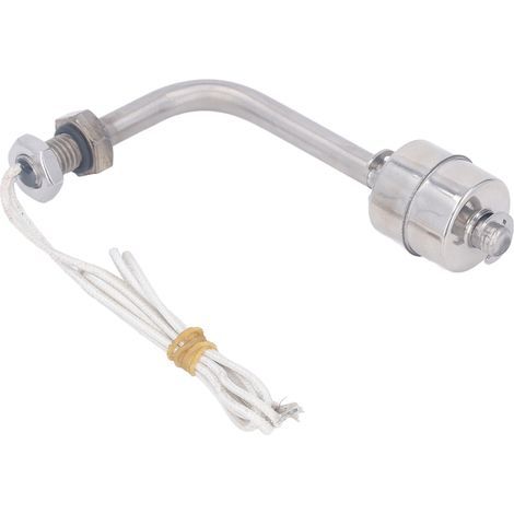 Interrupteur de contrôleur de niveau de liquide d'eau flottante, en acier inoxydable 304, AC0-220V, 100L, course de 10mm (1/5)