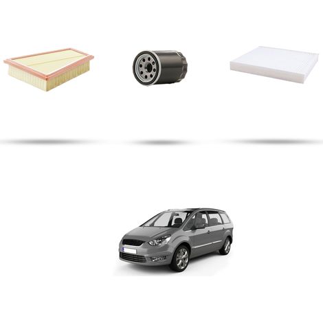 Kit tagliando 3 filtri compatibile con Ford Galaxy II 2.0 107kw dal 2006 (1/5)