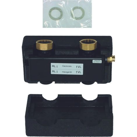 Vaillant Separador hidráulico horizontal WH 27 2 m3/h, Conexión Rp 1, incl. aislamiento térmico, 306727