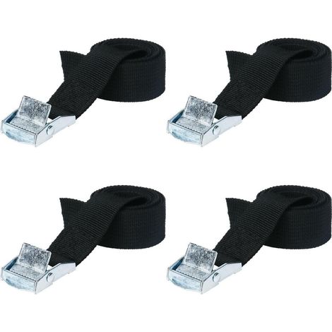 Zurrgurte 4er Set 3m Heavy Duty Spanngurte mit Ratschenverschluss für Motorrad, LKW, Gepäck