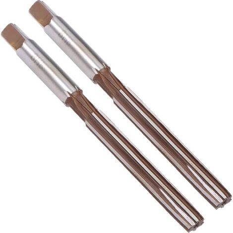 Alésoir à main Tige H8 8mm dia coupe 6 Flutes outil Fraise 2pcs Lefou (1/5)