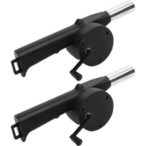 Souffleur manuel pour barbecue, outil de combustion pour réchauds, idéal pour les barbecues en extérieur (2 pièces) (1/5)