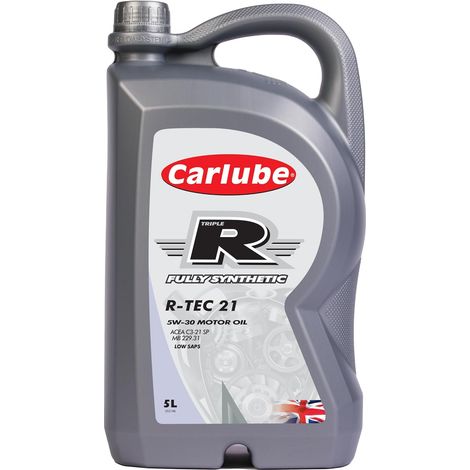 CarLube Triple R 5W-30 Longlife huile 100% synthétique R-TEC 21, 5 L (1/5)